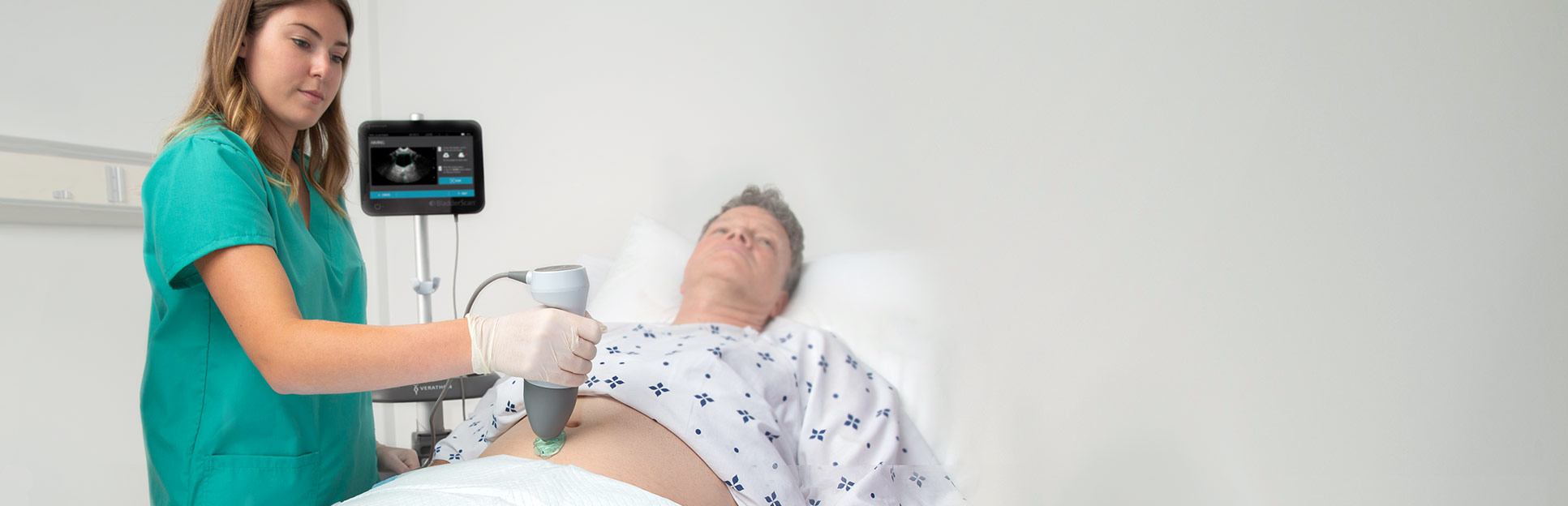 Scanning with Verathon bladder scanner